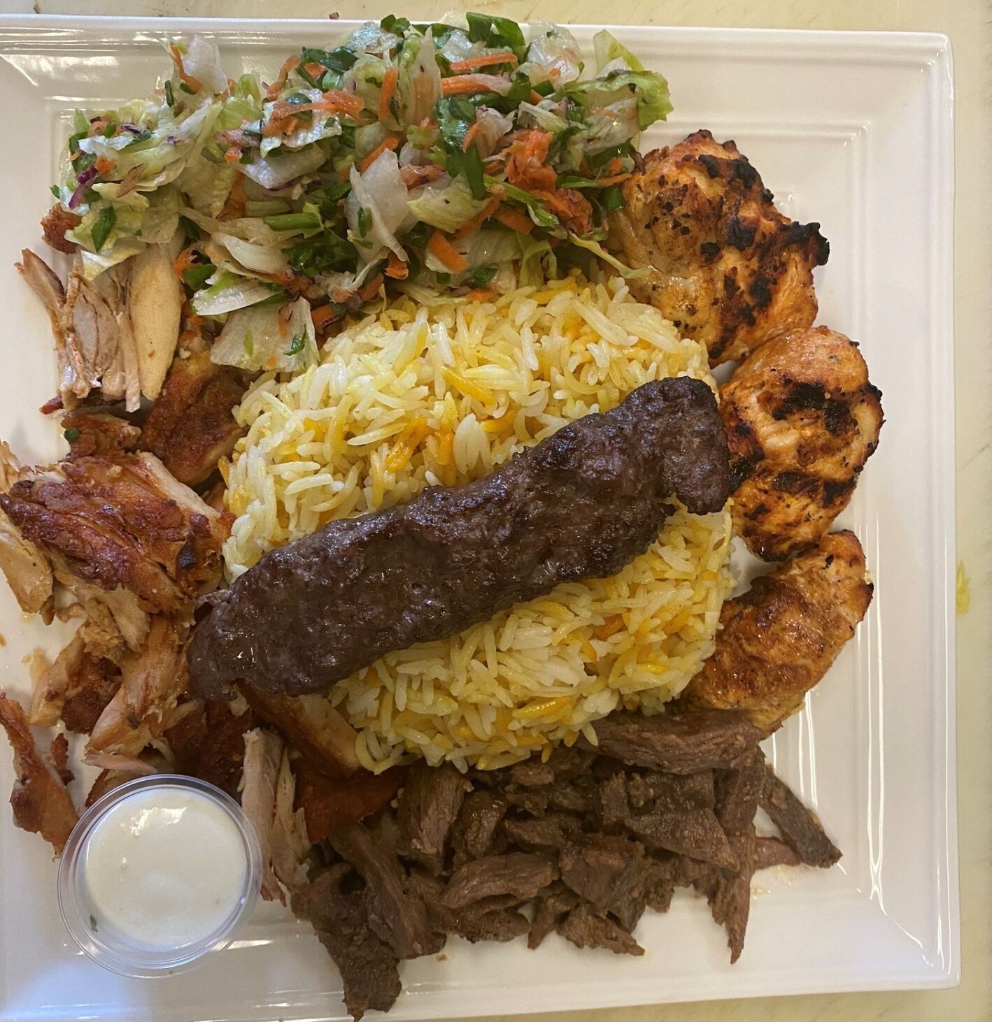 Mix grill at Shish Kabab Express